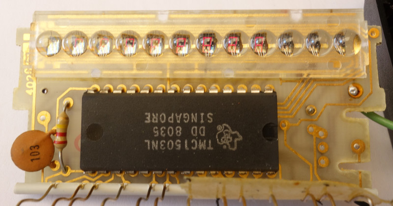 Hauptplatine mit CPU und LED-Anzeige